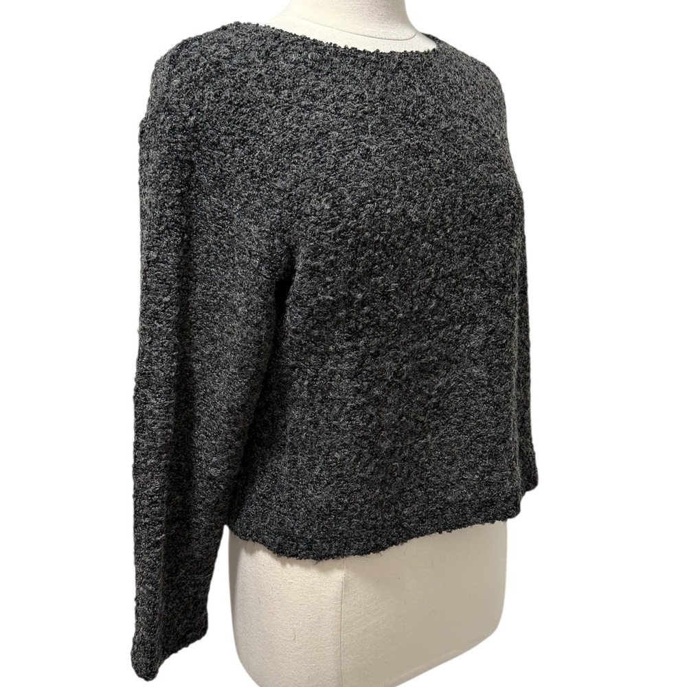 CLIO 80s 90s Vintage Boucle/Nubby Wool Blend Knit Textured Sweater Medium NWOT - Picture 4 of 13